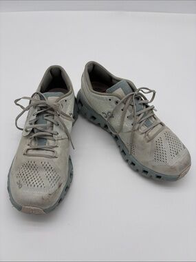 On Running Helion Cloudtec Light Blue Running Shoes Women Size 8 BLEMISH